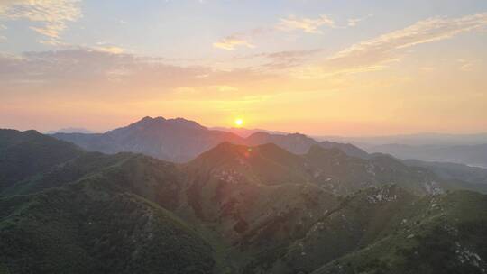 山川日落黄昏