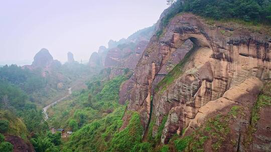 鹰潭龙虎山象鼻山航拍