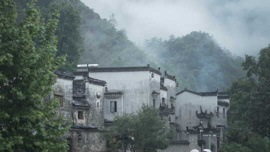 瑶里古镇雨后唯美景色