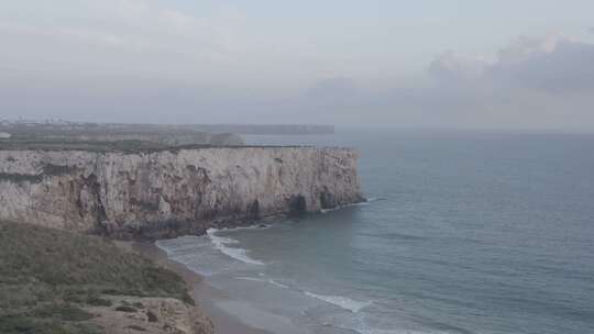 海岸，海洋，悬崖，天线