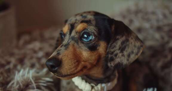 腊肠犬，家养，小狗，狗