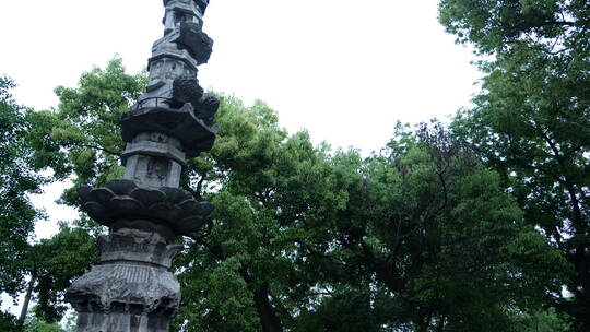 杭州凤凰山景区古梵天寺经幢