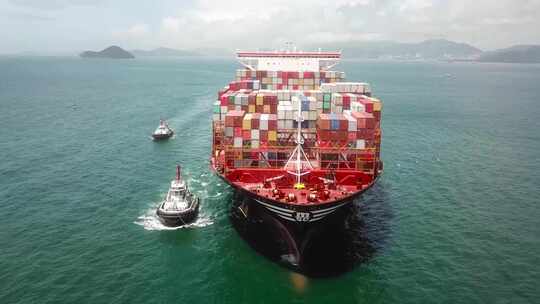 集装箱运输航运物流贸易轮船海洋