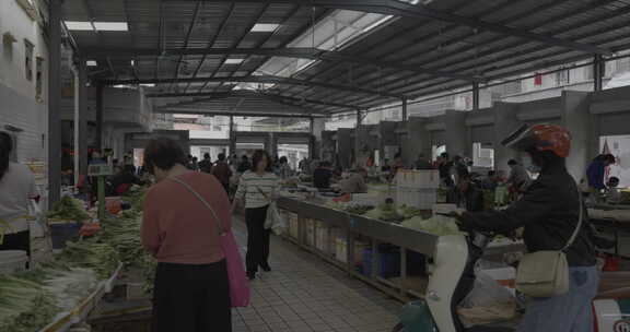 惠州菜市场人文