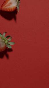 草莓 切片新鲜草莓