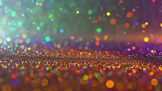 梦幻彩色粒子背景素材