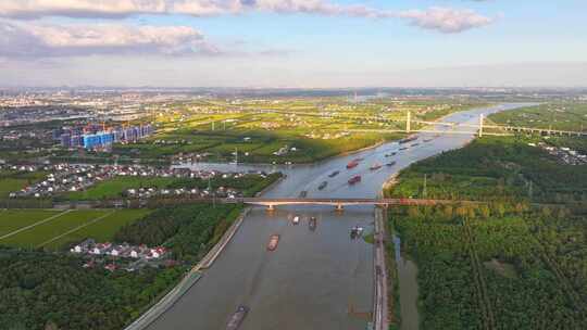 上海黄浦江延时摄影