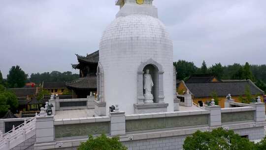 寺庙寺院祈福禅修禅意风景意境古建筑素材视频素材模板下载