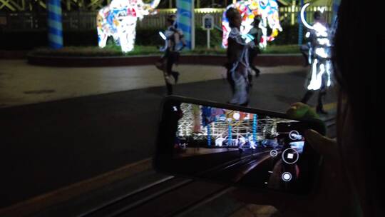 上海欢乐谷4K实拍素材