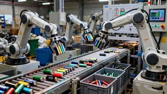 工厂自动化机械臂生产线