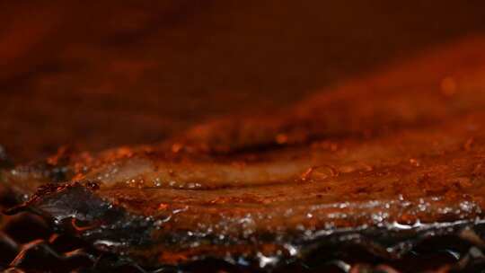 蒲烧鳗鱼 日式 美食 日式烤鳗鱼视频素材模板下载