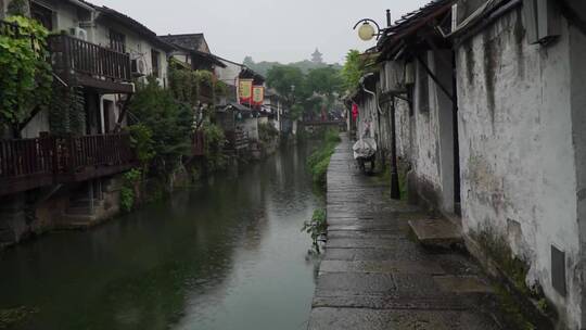 浙江绍兴书圣故里提扇桥风景4K视频合集