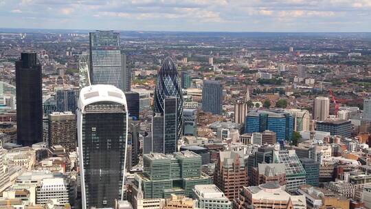 无人机航拍伦敦景观视频素材模板下载