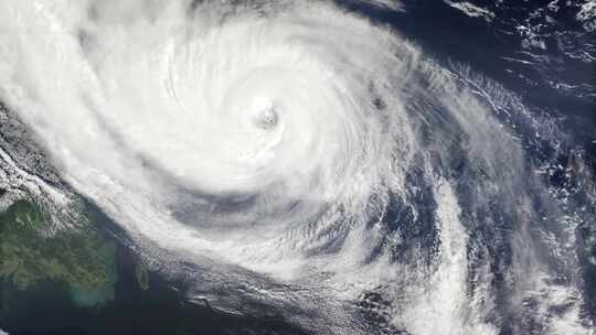 4K-地球表面的飓风眼视频素材模板下载