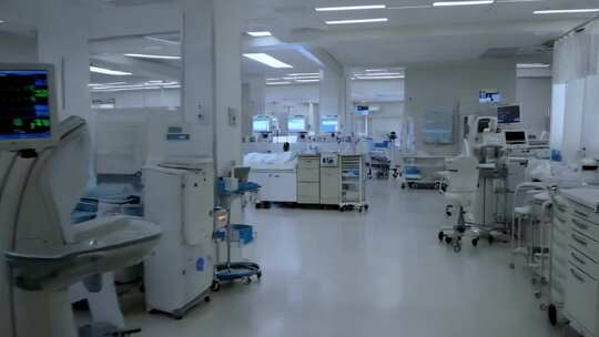 医院病房内部医疗设备
