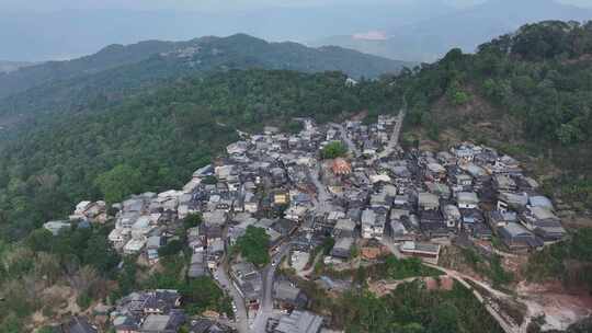 原创 云南普洱市景迈山景迈村航拍风光