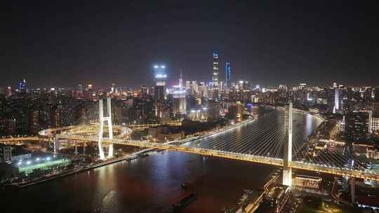 上海 南浦大桥 城市夜景 桥 交通