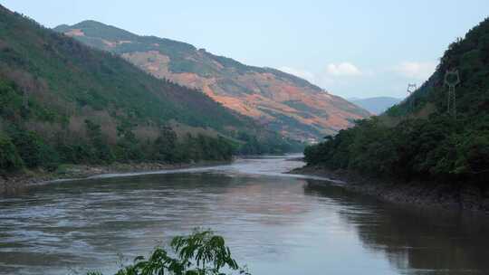 4K怒江河水江水河流