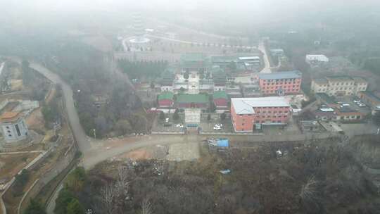 郑州古禅寺佛教建筑塔寺轩辕黄帝书院景区