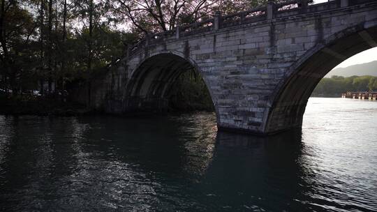 杭州西湖十景茅家埠水乡风景