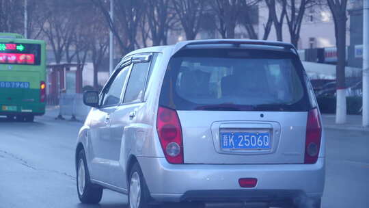 行车 黄昏 城市 晋中市 建筑 风景