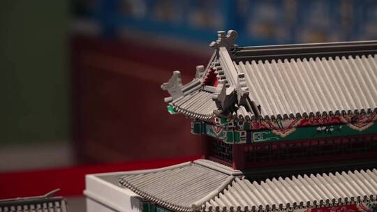 老北京模型中国古代建筑视频素材模板下载