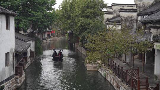 浙江湖州南浔古镇江南水乡风景