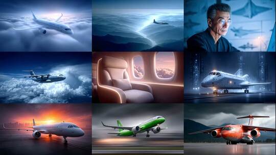 大国重器空中雄姿 轰炸运输战略空军力量高清在线视频素材下载