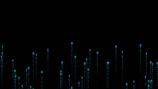 黑客帝国数字雨视频素材模板下载