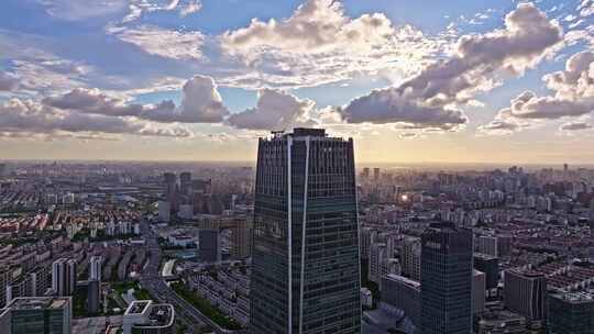 上海徐汇滨江西岸艺术中心CBD航拍