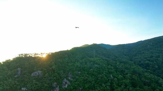 5K航拍广东南岭山脉航拍韶关丹霞山