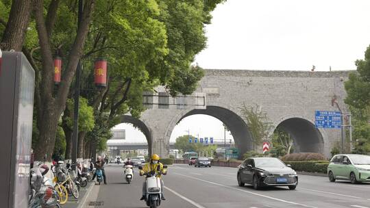 南京的老城墙视频素材模板下载