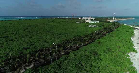 三沙群岛七连屿海洋永兴岛航拍