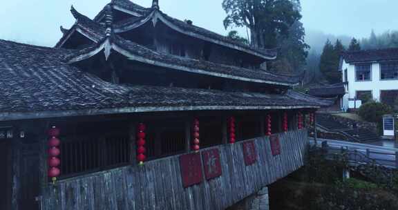 丽水景宁云中大漈时思寺护关廊桥