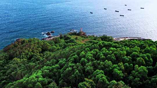 广东阳江海陵岛旅游风光航拍