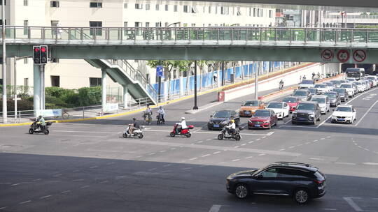 上海马路街景