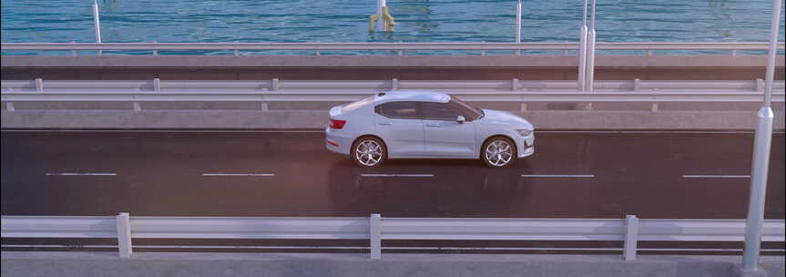 宽屏自动驾驶新能源汽车充电行驶自动驾驶