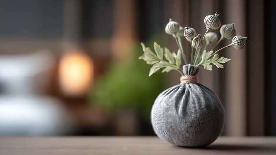 简约花瓶装饰桌面增添生活仪式感