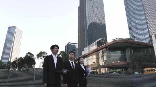 商务人士 成功人士 商务办公 商业中心