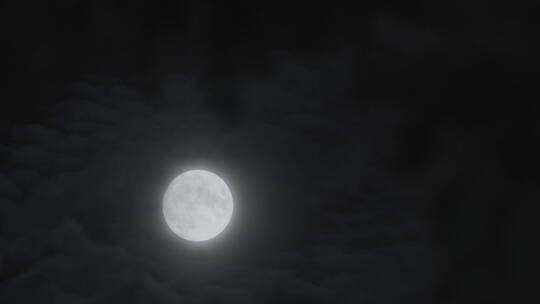 月亮升起 中秋圆月视频素材模板下载