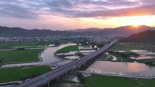 高速公路风景视频