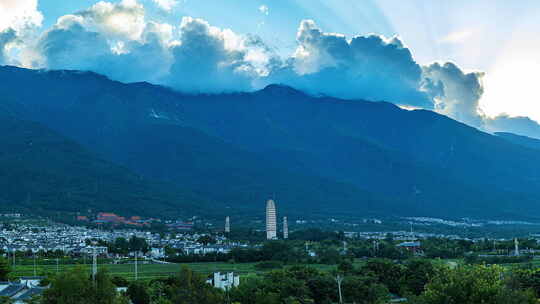 云南大理崇圣寺三塔