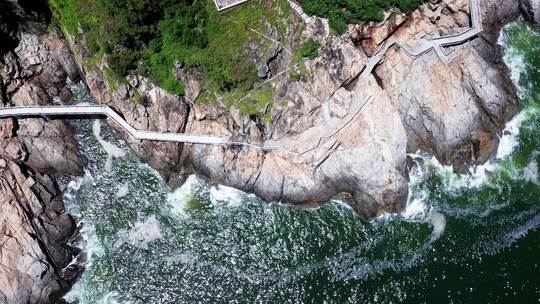 广东阳江海陵岛旅游风光航拍