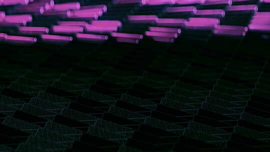 抽象紫色波浪形状循环视频素材模板下载