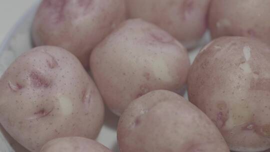 蒸红土豆LOG视频素材