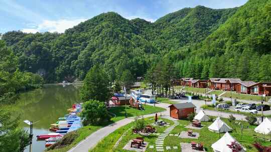 合集 航拍神农架森林山水景观