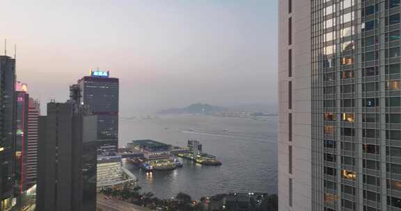 香港中西区CBD航拍