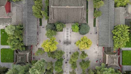 河南洛阳白马寺航拍