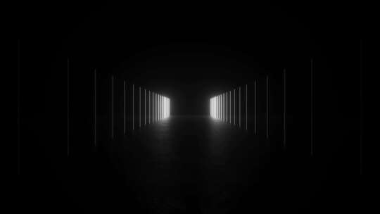 隧道黑白照片