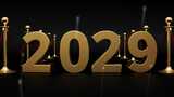 新年快乐2029概念高清在线视频素材下载